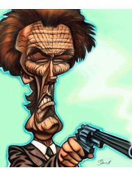 Clint Eastwood caricature