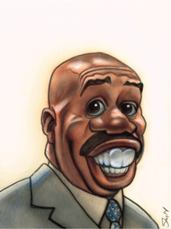 Steve Harvey by stan stanton