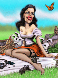 Liv Tyler caricature