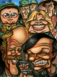 MASH caricature